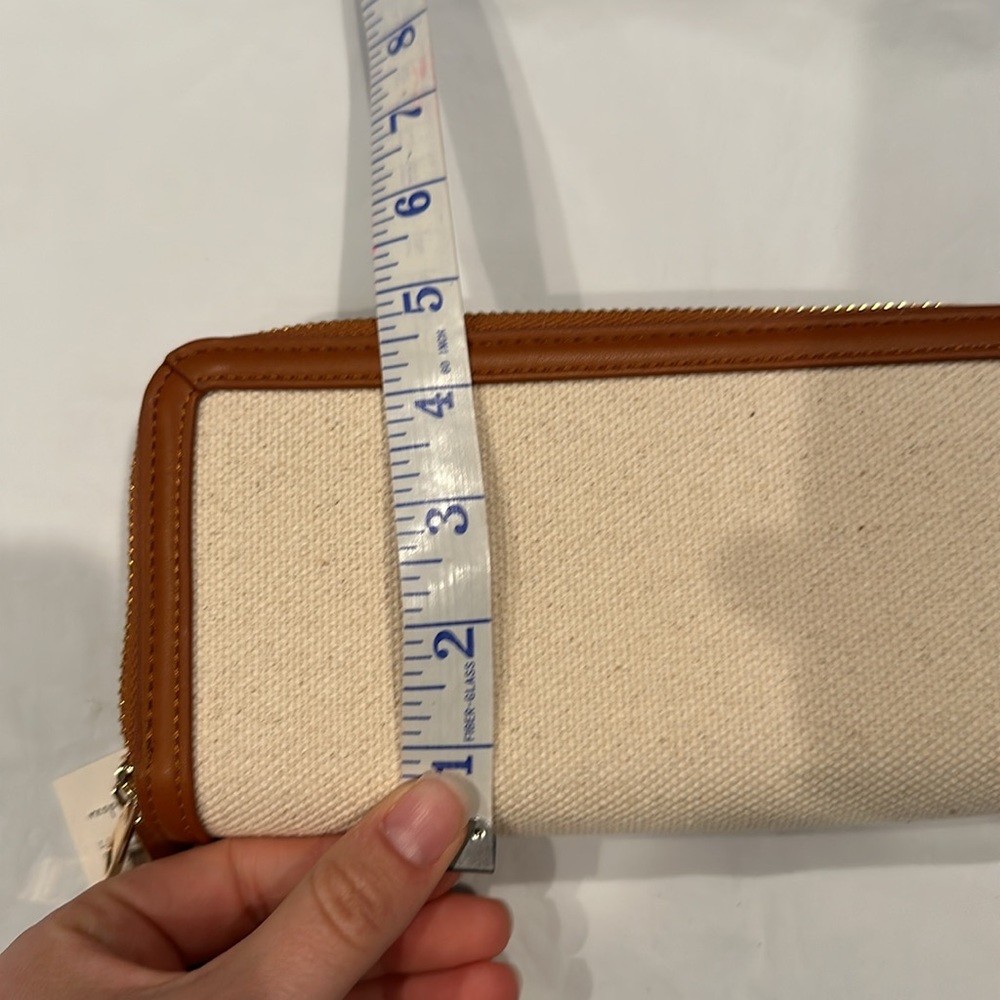 A New Day Tan and Cream Wristlet Wallet - Picture 7 of 7